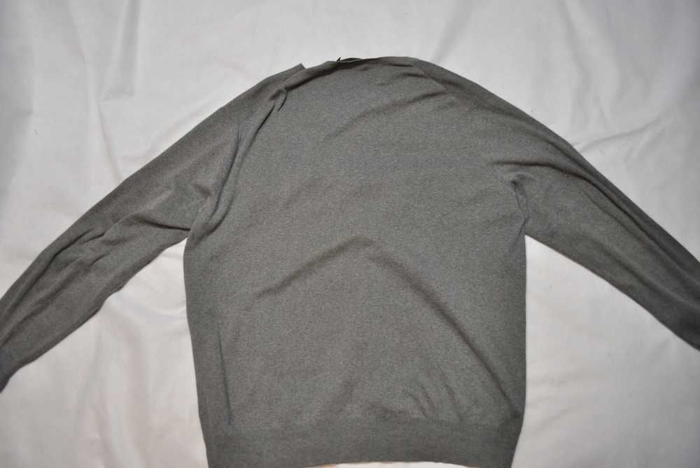 RALPH LAUREN XL Tall męski cienki sweter w serek i7v