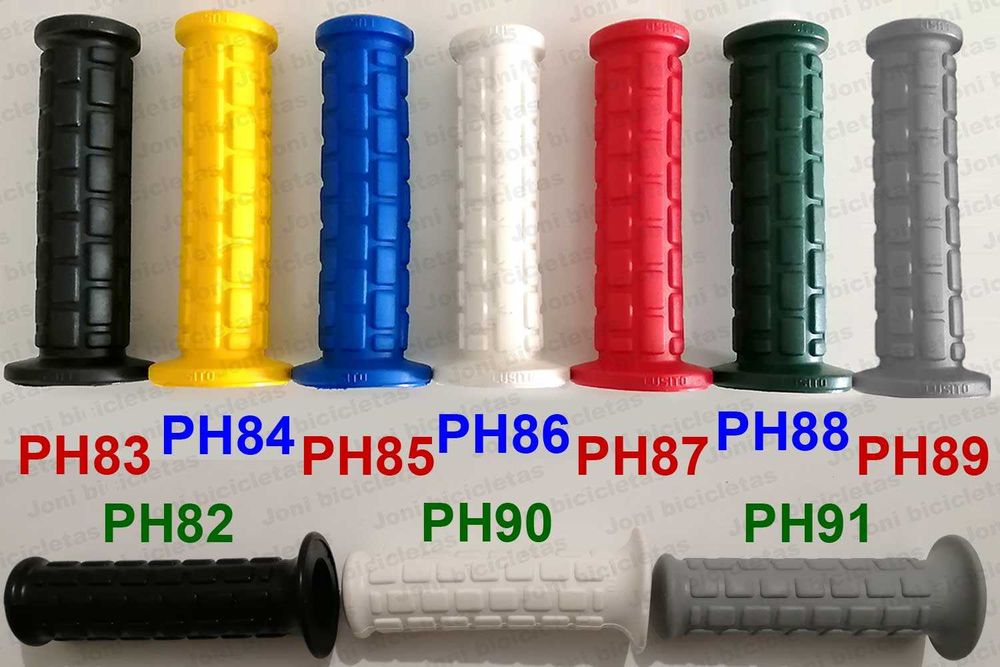 Punhos para guiador de bicicleta e mota