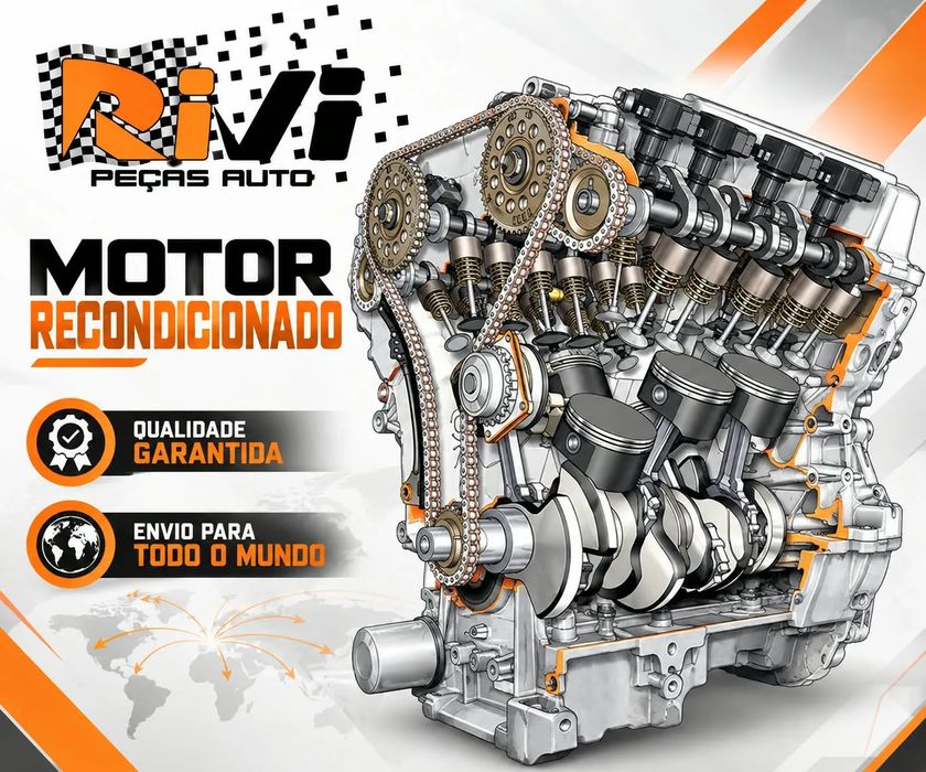 Motor DET DETA DETB - Audi A4 A5 Q5 - 2.0 TDI - Recondicionado