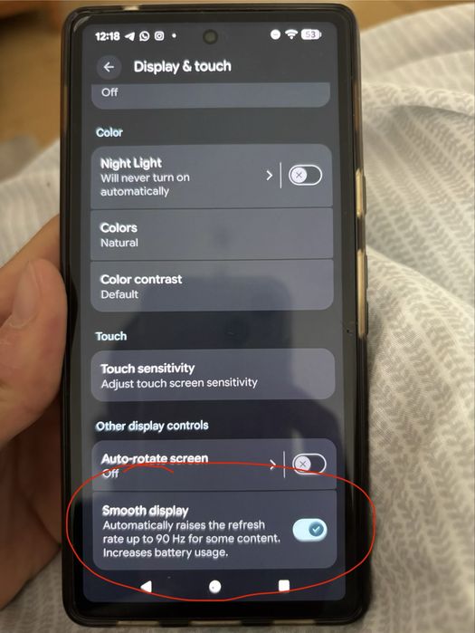 Google Pixel 7A como novo