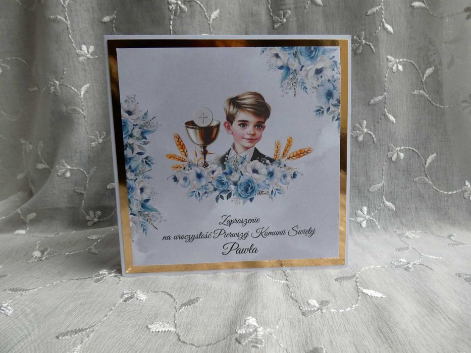 zaproszenia na komunię św