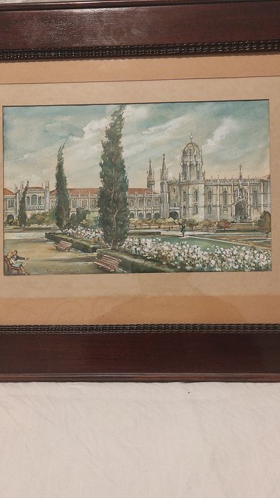 Aguarela do mosteiro dos Jerónimos
