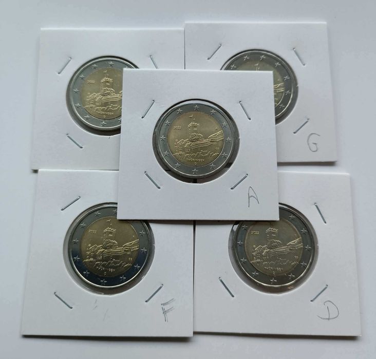 2 € Alemanha - Conjuntos 5 moedas