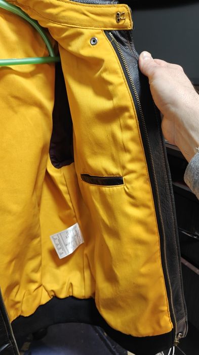 Куртка шкіряна бомбер куртка пілота А-2 куртка натуральна шкіра