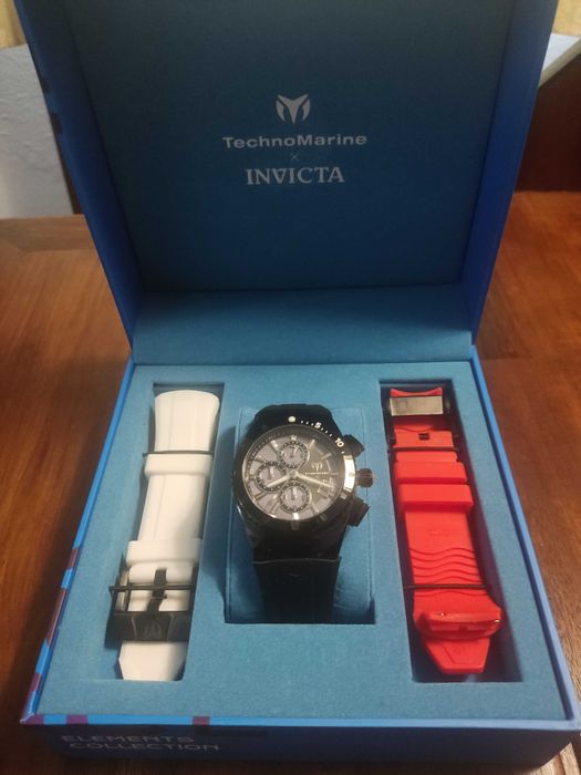 Relógio Colab Invicta + TechnoMarine