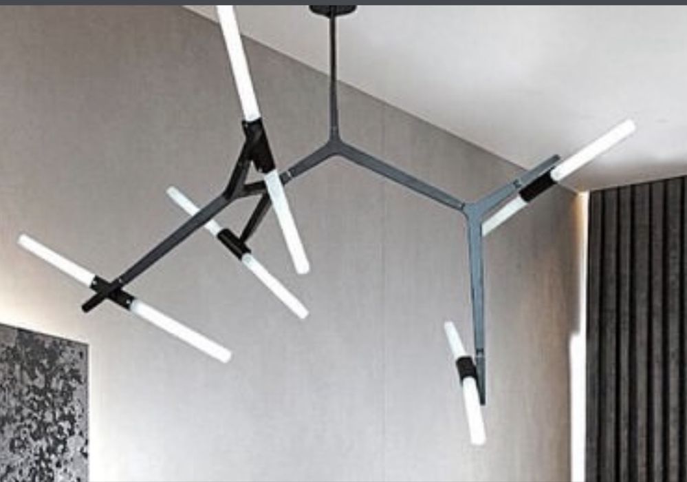 Продаж нової люстри LED чорна