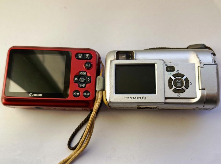 Фотоаппараты Canon A-570,550, Olympus,видеокамеры Sony..