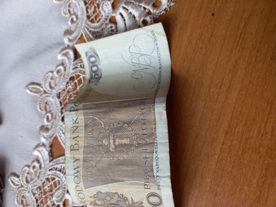 Banknot 500 zlotowy