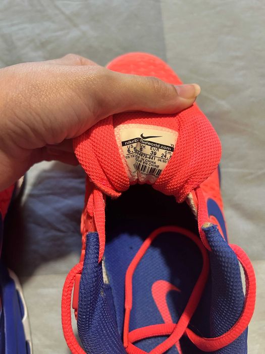 Sapatilhas de ténis homem Nike Air Max Cage Pink Blue 2014 número 39