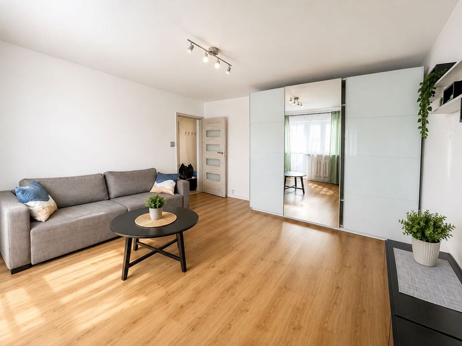 Dwupokojowe mieszkanie | r. Czyżyńskie | 48,84 mkw | balkon, piwnica | osobna kuchnia