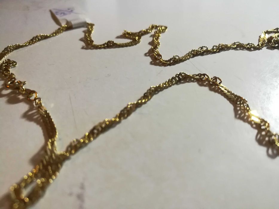 ZŁOTY ŁAŃCUSZEK 585 dł.  60cm