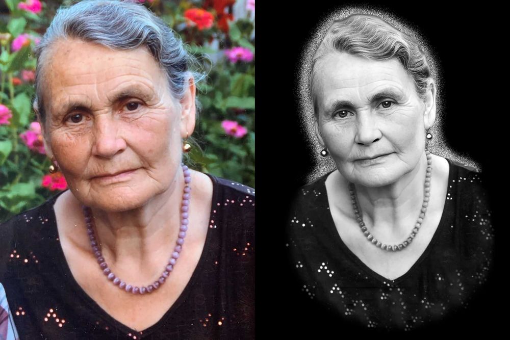 Ретуш фото на памятник