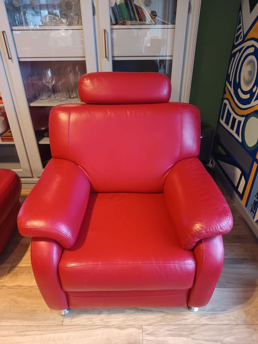 Narożnik/ sofa skórzana Möbel Heinrich plus fotel