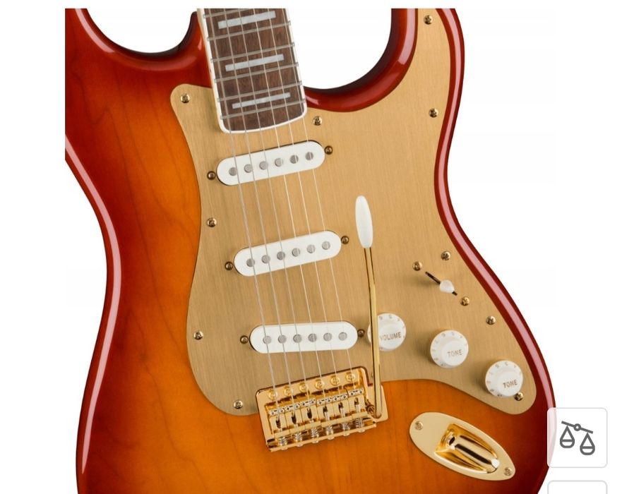 Squier 40th Anniversary Stratocaster Gold Edition SSB