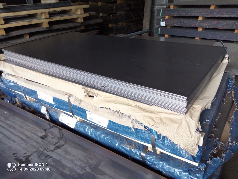 Blacha 3 mm czarna, gładka, blachy, arkusze 1,25 x 2,5 m 1 x 2 itd