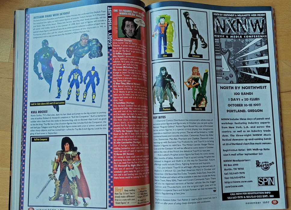 Revista Wizard Wolverine Nov 1997