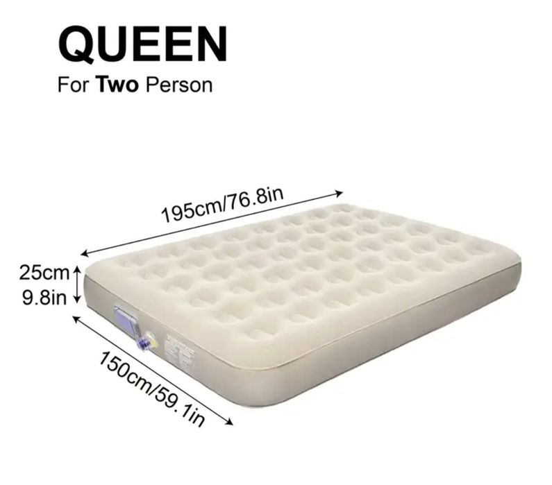 Materac samopompujący i wypompujący