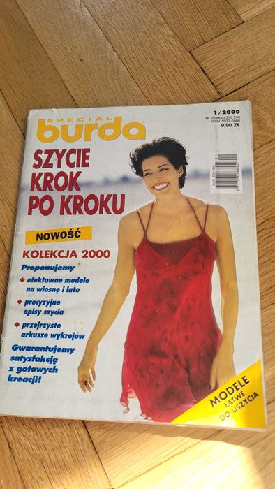 Burda szycie krok po kroku 1/2000 z wykrojami