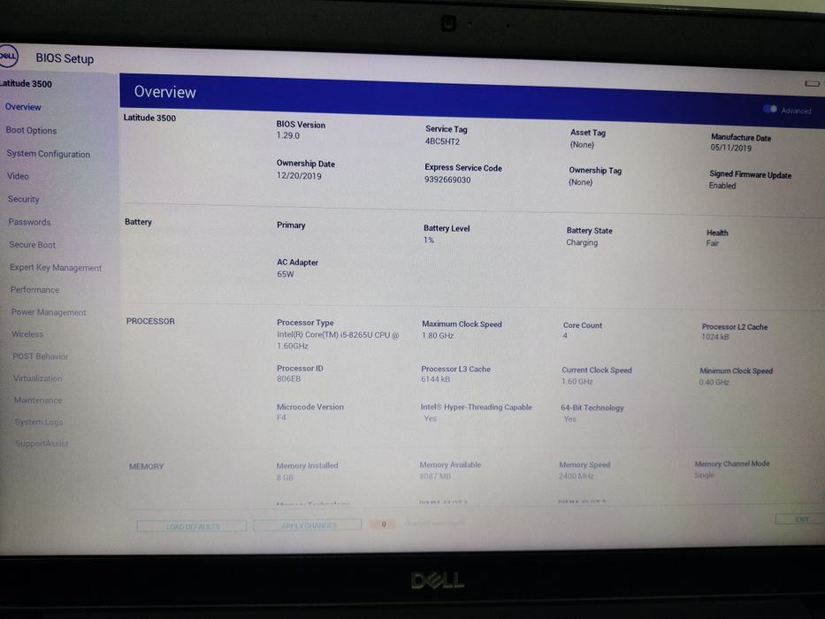 Dell Latitude 3500