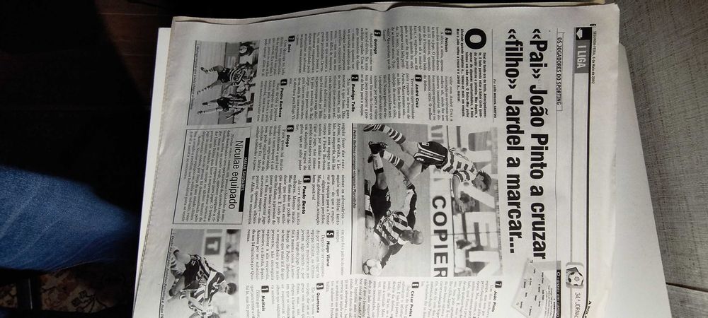 Jornal a Bola, 6 de Maio 2002 (Sporting campeão)