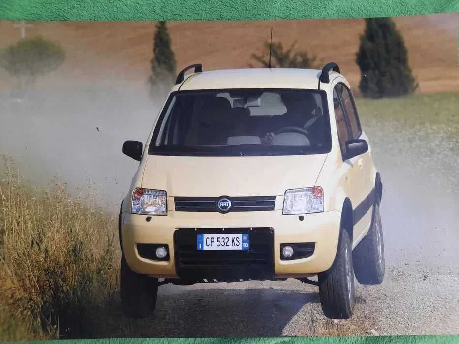 FIAT Panda 4x4 plakat, nie jest to poster z gazety. Format A3