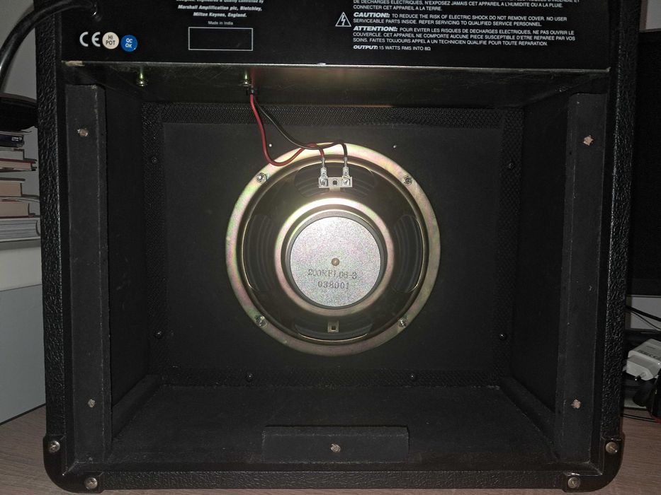 Marshall mg15cd, з fdd вкл/вкл емуляцією ламповості комбопідсилювач