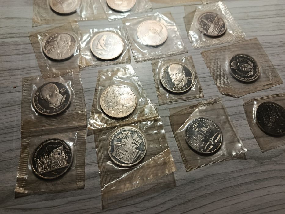 Монеты юбилейные СССР proof