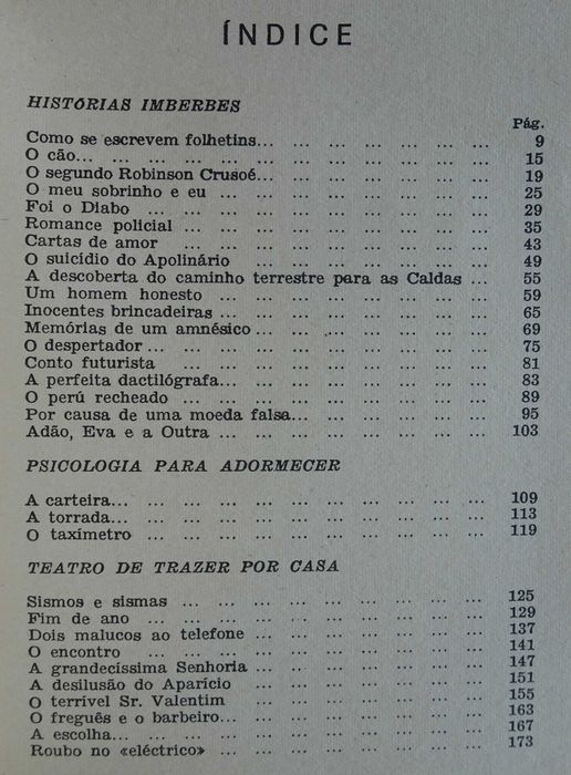 Adão Eva e A Outra (Prosas Pouco Sérias) de Mário D´Eça 1ª Edição 1969