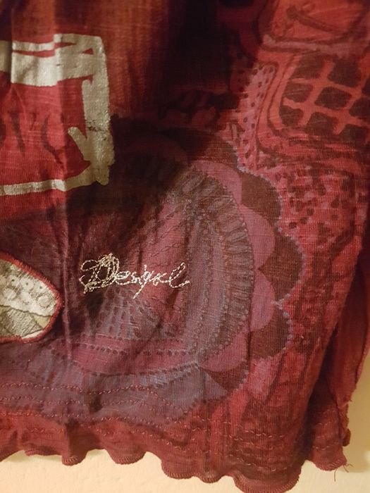 Bluzka Desigual Dream what you want. S oversize.