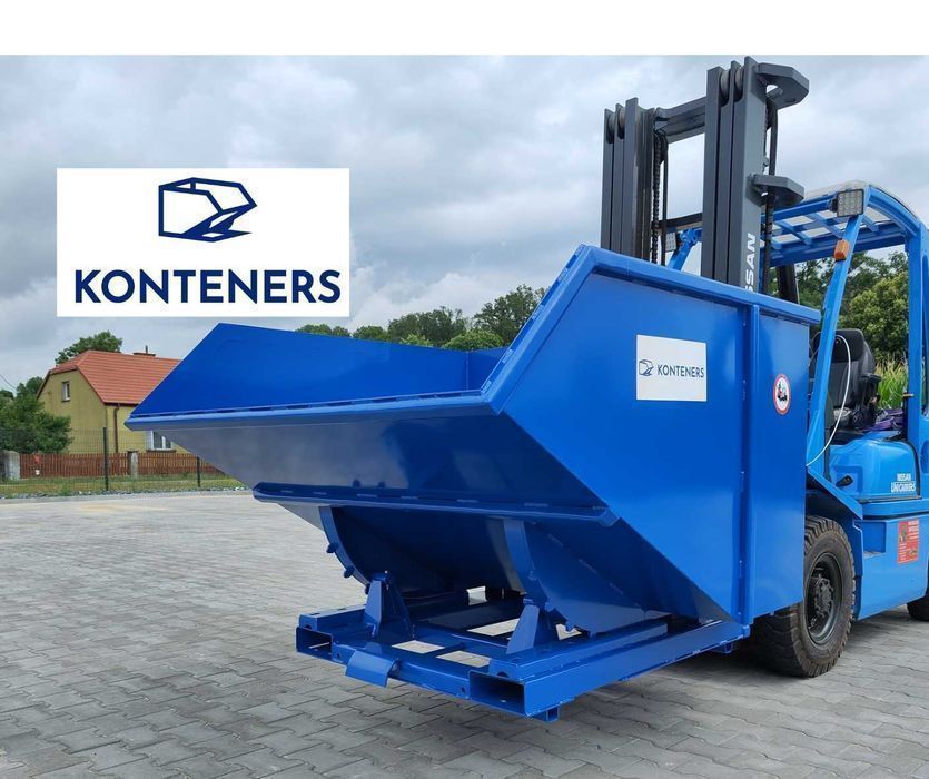 Kontener samowyładowczy Koleba 1,5m3 piasek/beton/gruz/drewno/ koliba