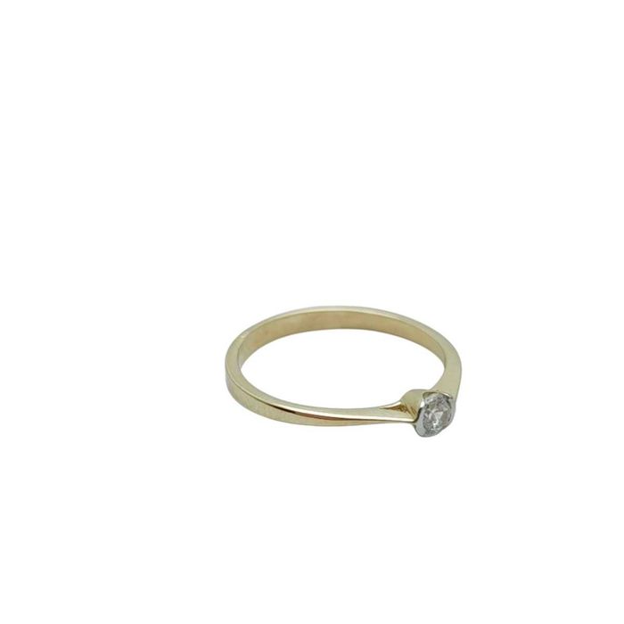 Piękny Złoty Pierścionek 1,27G P585 14K R.12