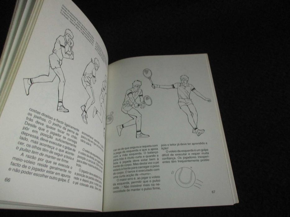 Livro Guia Prático do Ténis Simon Lee 1ª edição 1990