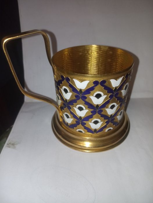 Позолоченные подстаканники времен СССР, 1958г,Ю.З. цена за  пару.