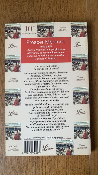 Carmen   - Prosper Mérimée