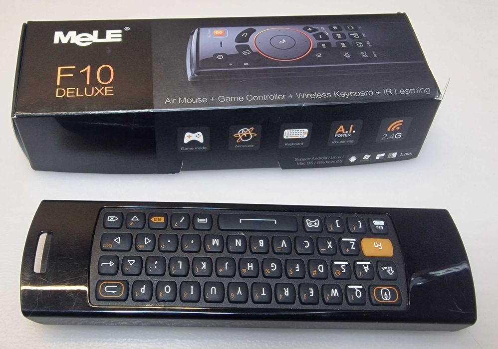 F10 Deluxe Fly Air Mouse 2.4ghz Wireless Keyboard - pilot z klawiaturą