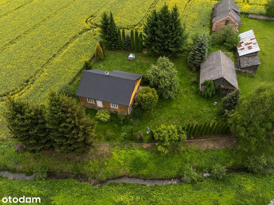 Dom na Roztoczu nad rzeką