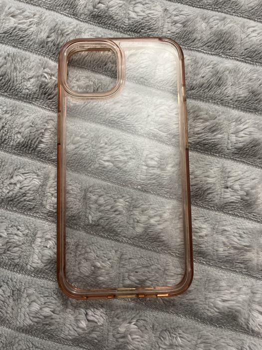 case etui spigen pancernik ultra hybrid iphone 13 różowy przezroczysty