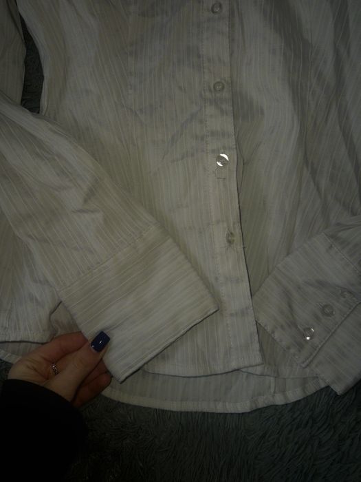 Біла сорочка жіноча в стилі ofiice siren