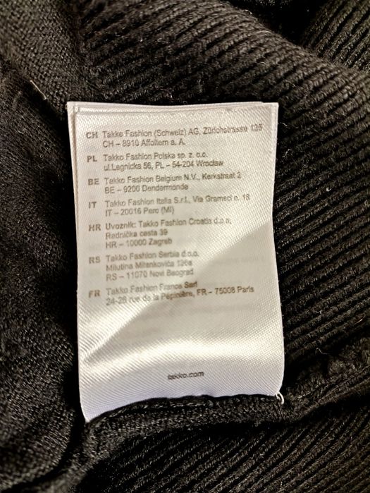 Bluzka czarna L 40 - XXL 44 oversize dzianina