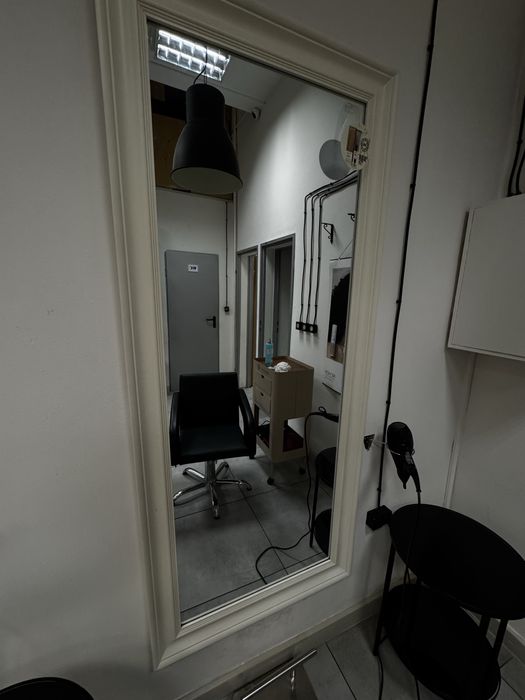 Lustro białe 80 x 180