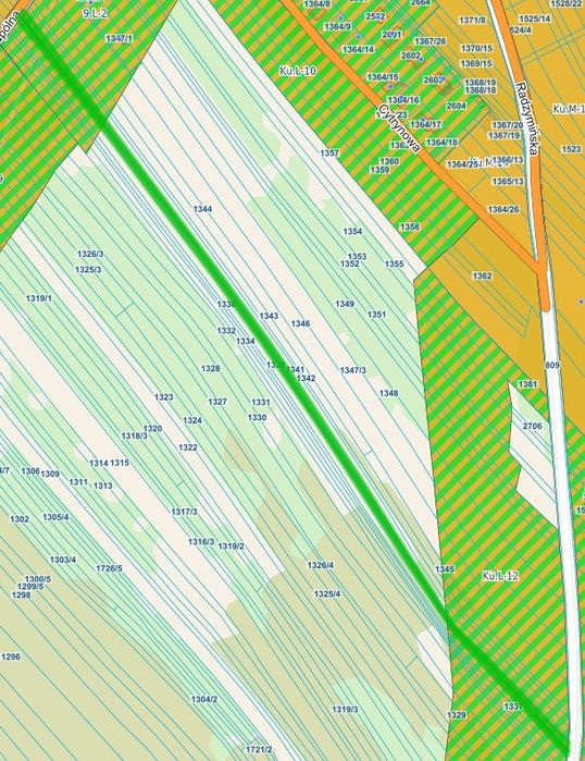 Działka rolno-budowlana 4600m2 [Kuligów gm.Dąbrówka]