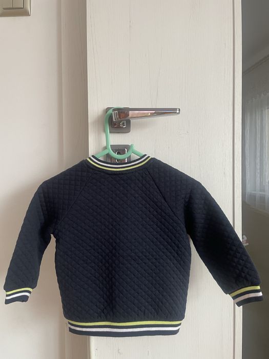 Bluza kurtka chłopięca niemowlęca rozpinana granatowa Looney Tunes 80