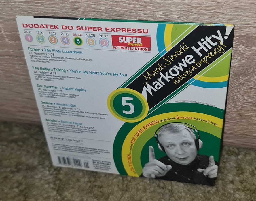 Markowe hity! Marek Sierocki nakręca imprezy cz 5 / cd / BDB+ /