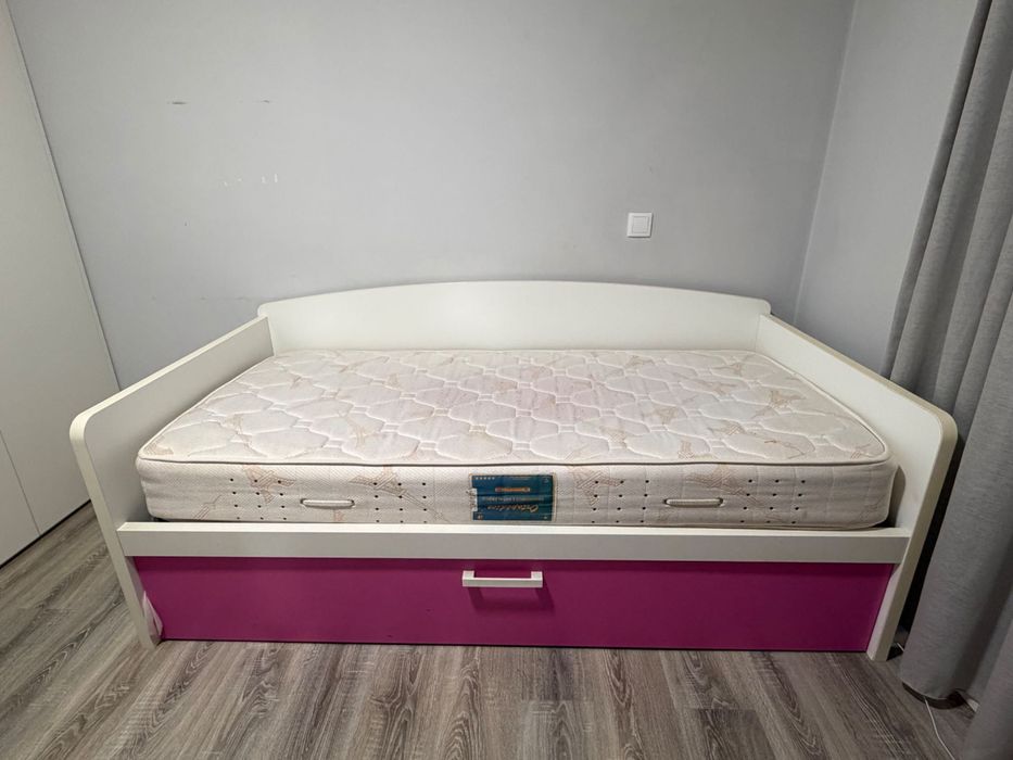 Cama dupla / Bicama 90x190 cm + 2 colchões
