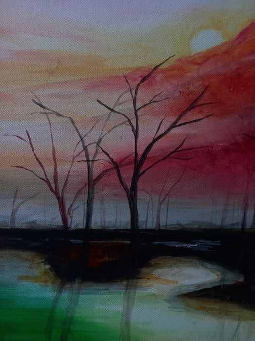 Akryl 70 x 60 cm