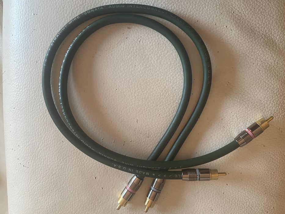 Cabos RCA Straight Wire  Encore II e Sonata