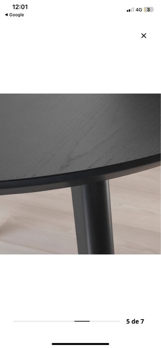 Mesa Ikea nova madeira preta