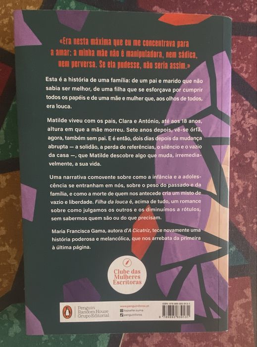 Livro de “filha da loura “