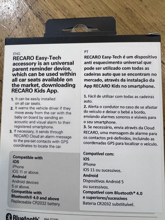 Recaro Easy-Tech – Dispositivo Anti-Abandono Universal