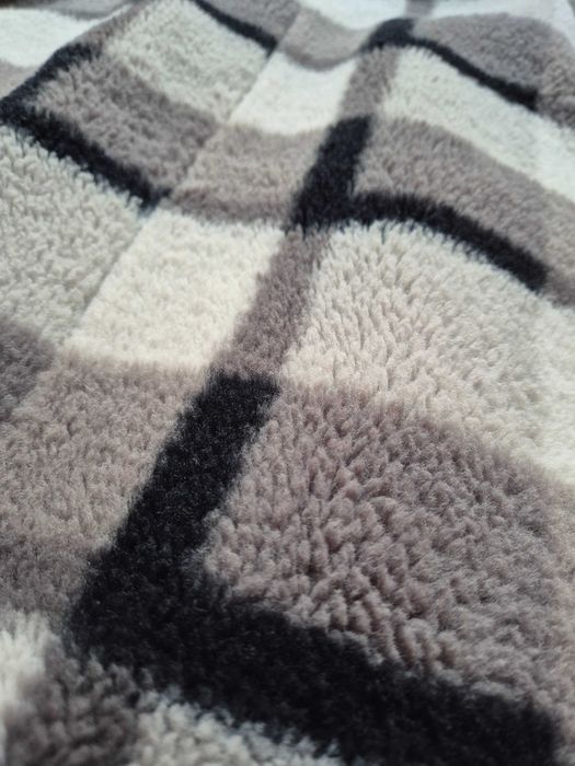 Płaszcz tedy coat w kratę oversize rozmiar S